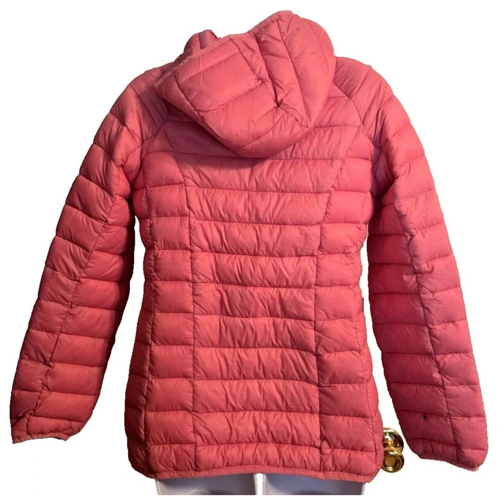 Spyder Hooded Packable‎ Puffer Jacket Women's Small Mauve Rose NWT